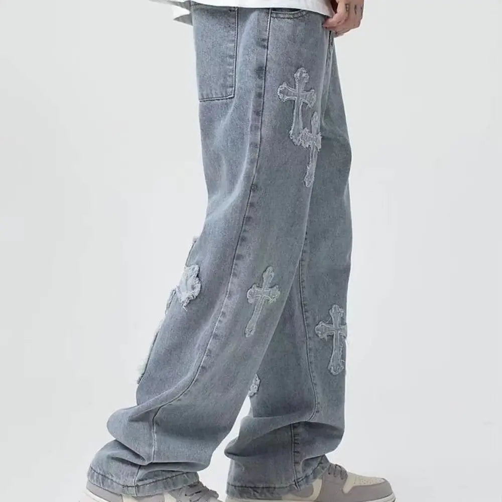 Men Streetwear Baggy Jeans