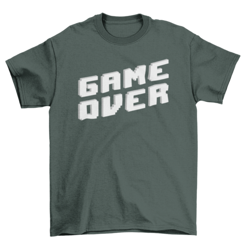 Game over Gamer Unisex Tshirt