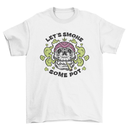 Skull pot t-shirt