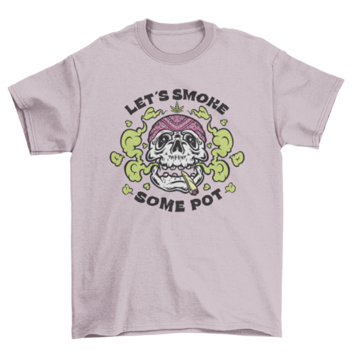 Skull pot t-shirt